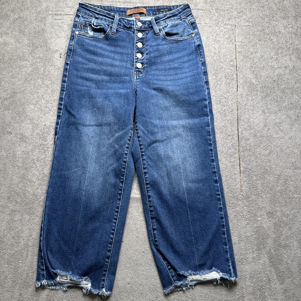 Judy Blue Medium Wash Wide Leg Jeans